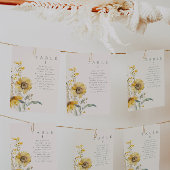 Zonnebloem Bruiloft Tafel Kaarten