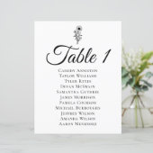 Zonnebloem bruiloft Zitting Grafiek Rustieke Wildf (Staand voorkant)