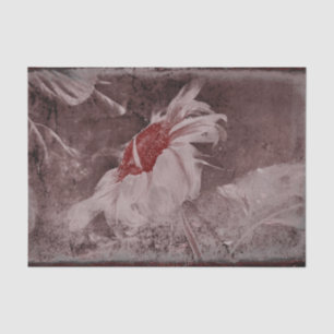 Zonnebloem Bruine Vintage Antieke Grunge Textuur Tissuepapier