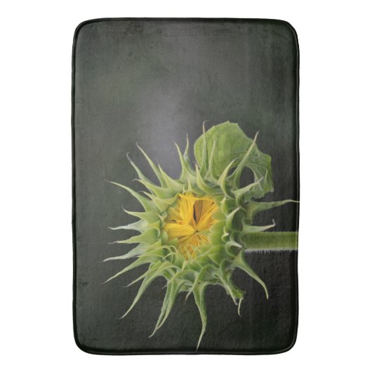 Zonnebloem Bud Bath/Kitchen Mat (Voorkant Verticaal)