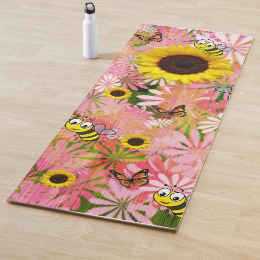Zonnebloem Bumblebee Yoga Mat (In situ)