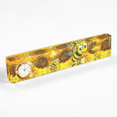Zonnebloem Bumblebeitdesk Naambordje