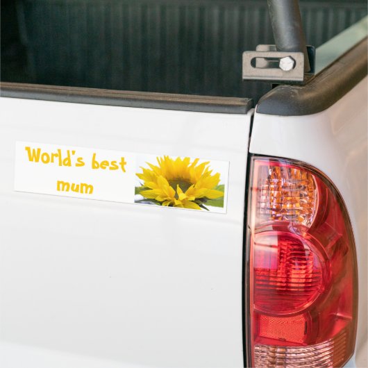 Zonnebloem ... bumper sticker (Op Truck)