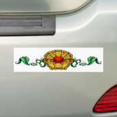 Zonnebloem Bumpersticker (Op auto)