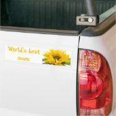 Zonnebloem ... bumpersticker (Op Truck)