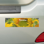 Zonnebloem Bumpersticker (Op auto)