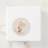 Zonnebloem Bunny Spring Birthday Bedankjes Labels (In situ)