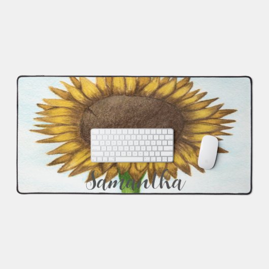 zonnebloem bureaumat (Keyboard & Muis)