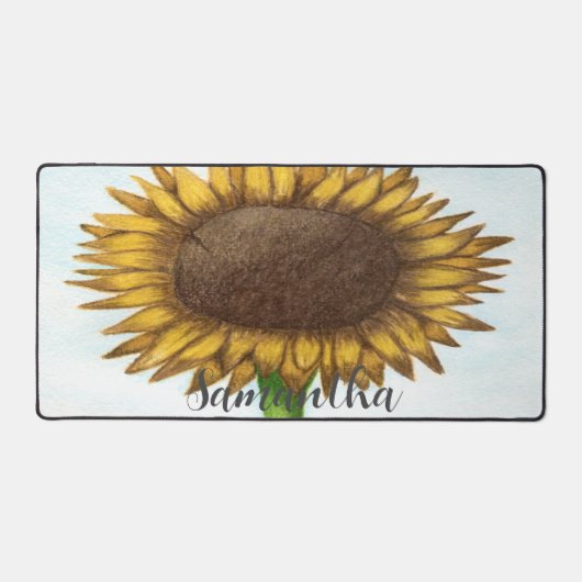  zonnebloem bureaumat (Voorkant)