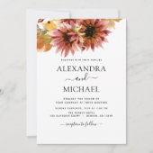 Zonnebloem Burgundy Country Waterverf Weddenschap Kaart (Voorkant)