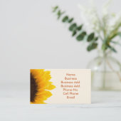 Zonnebloem Business/Profielkaart Visitekaartje (Staand voorkant)