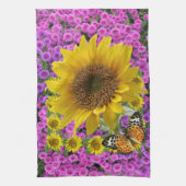 Zonnebloem Butterfly Kitchen Towel Theedoek (Verticaal)