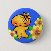 Zonnebloem Button (Voorkant)