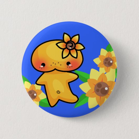 Zonnebloem Button (Voorkant)