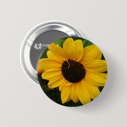 Zonnebloem Button (Voorkant /achterkant)