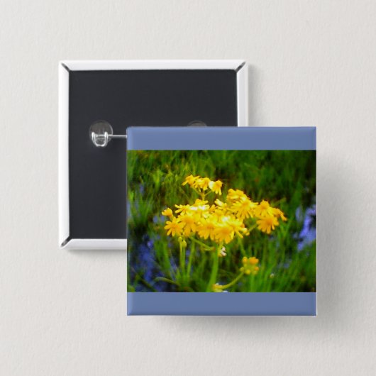 Zonnebloem Button (Voorkant /achterkant)