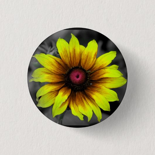 Zonnebloem Button (Voorkant)