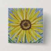 Zonnebloem Button (Voorkant)