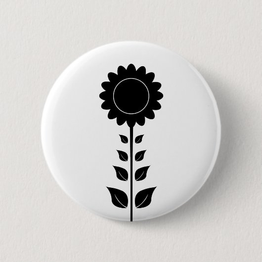 Zonnebloem Button Badge (Voorkant)