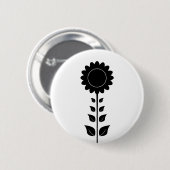 Zonnebloem Button Badge (Voorkant /achterkant)
