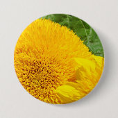 Zonnebloem Buttonnen personaliseren aangepaste zon Ronde Button 7,6 Cm (Voorkant)