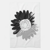 Zonnebloem BW keukenhanddoek (Verticaal)