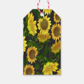 Zonnebloem Cadeaulabel (Voorkant)