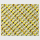 Zonnebloem Cadeaupapier (Vlak)