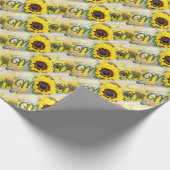 Zonnebloem Cadeaupapier (Hoek)