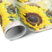 Zonnebloem Cadeaupapier (Rol Hoek)