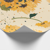 Zonnebloem Cadeaupapier (Hoek)