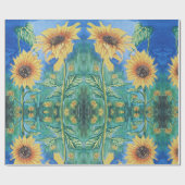Zonnebloem Cadeaupapier (Vlak)
