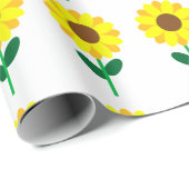 Zonnebloem Cadeaupapier (Rol Hoek)