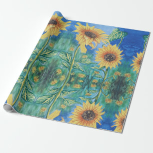 Zonnebloem Cadeaupapier