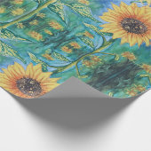 Zonnebloem Cadeaupapier (Hoek)