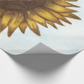  zonnebloem cadeaupapier (Hoek)