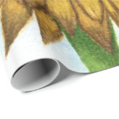  zonnebloem cadeaupapier (Rol Hoek)