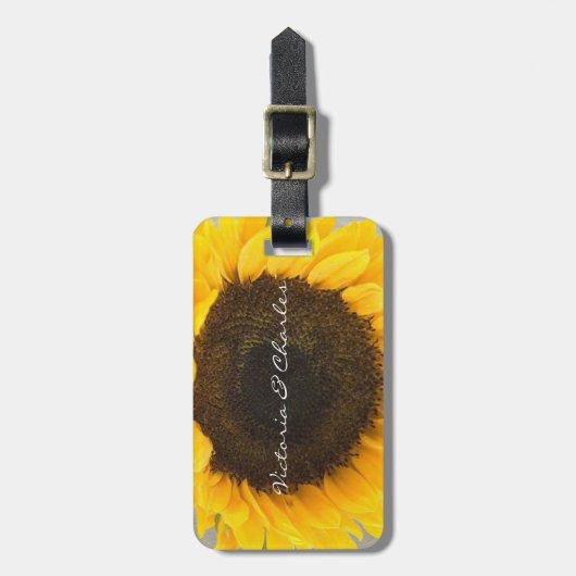 Zonnebloem Cadeaus Bagagelabel (Voorkant verticaal)