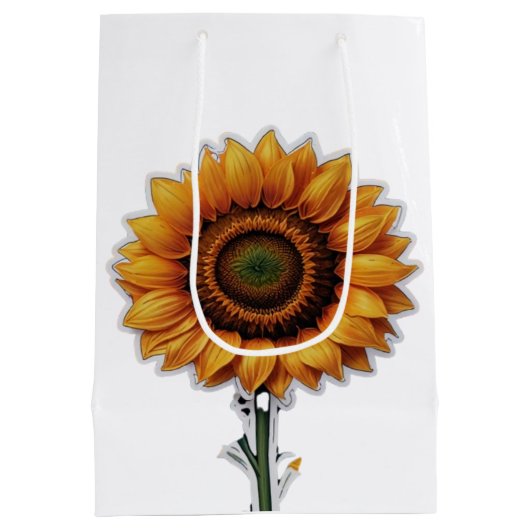 zonnebloem | Cadeautasje (Achterkant)