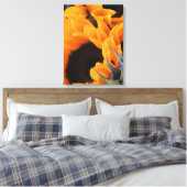 Zonnebloem Canvas Afdruk (Insitu (Slaapkamer))