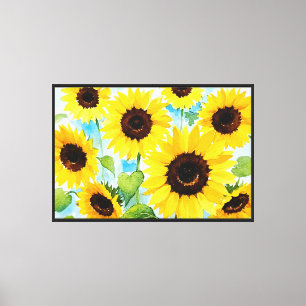 Zonnebloem Canvas Afdruk