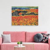 zonnebloem canvas afdruk (Insitu (Woonkamer))