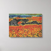 zonnebloem canvas afdruk (Voorkant)