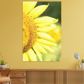 Zonnebloem Canvas Afdruk (Insitu (Woonkamer))