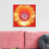 ZONNEBLOEM CANVAS AFDRUK (Insitu (Woonkamer))