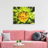 Zonnebloem Canvas Afdruk (Insitu (Woonkamer))