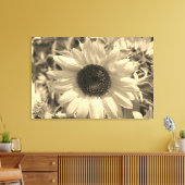 zonnebloem canvas afdruk (Insitu (Woonkamer))