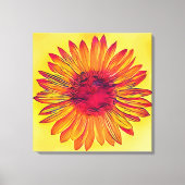  zonnebloem canvas afdruk (Voorkant)