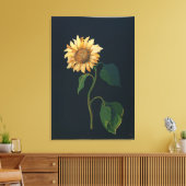 Zonnebloem Canvas Afdruk (Insitu (Woonkamer))
