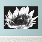 Zonnebloem Canvas Afdruk (Insitu (Houten vloer))